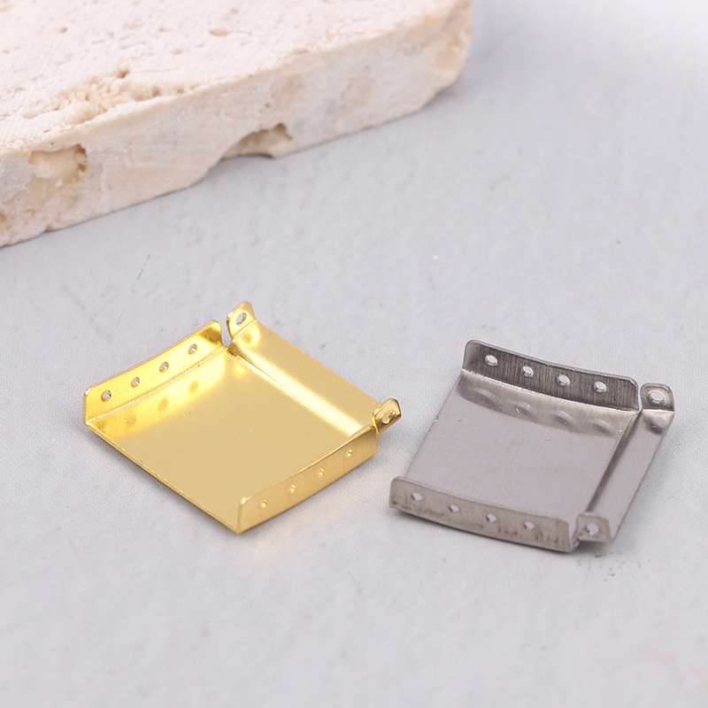 Watch Strap Replacement - TS1Pc Srebrny/Złoty 12-22MM Stalowy Przedłużacz Bransolety