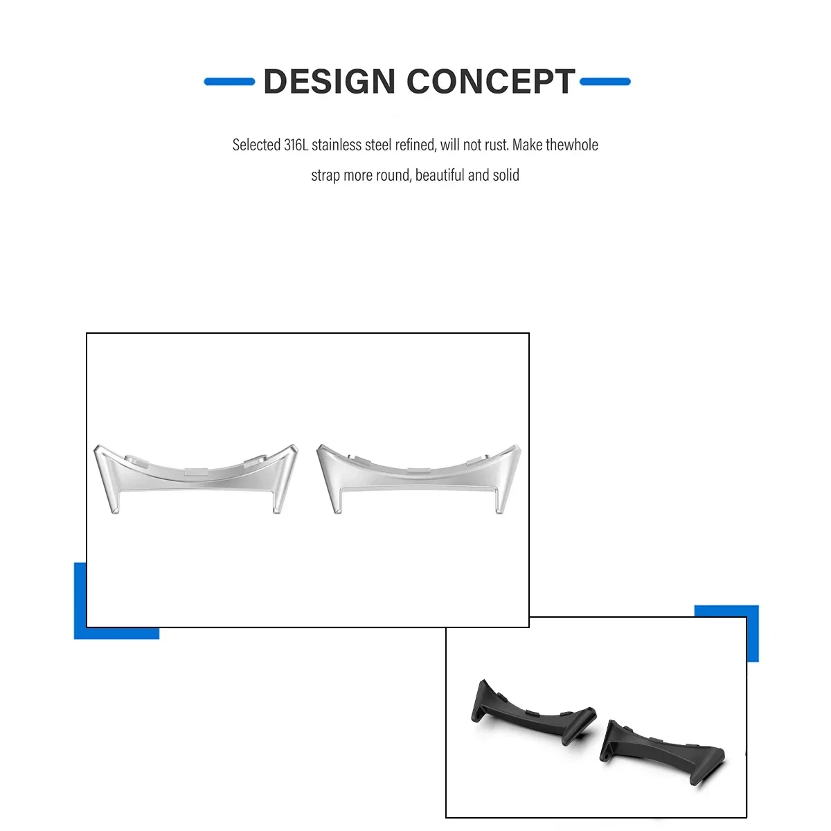 2 szt. Adapter złącza paska ze – Watch Strap Replacement recenzja i cena