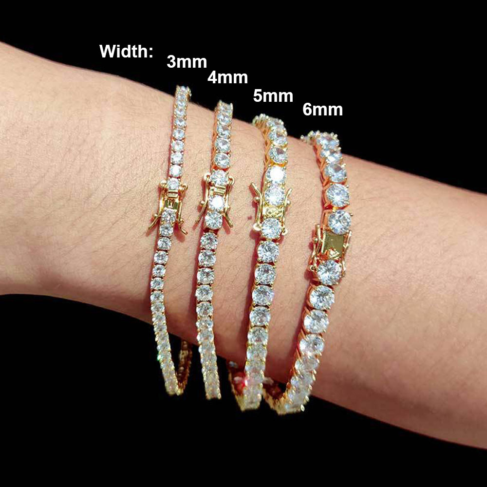 Łańcuszek tenisowy NY Fashion  – Tennis Bracelet Cubic recenzja i cena