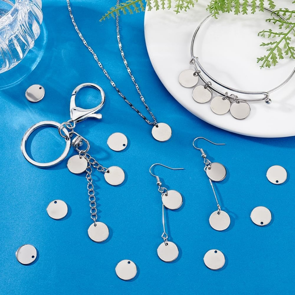 100 szt. 12mm 304 Stal Nierdze – Engraved Name Necklace recenzja i cena