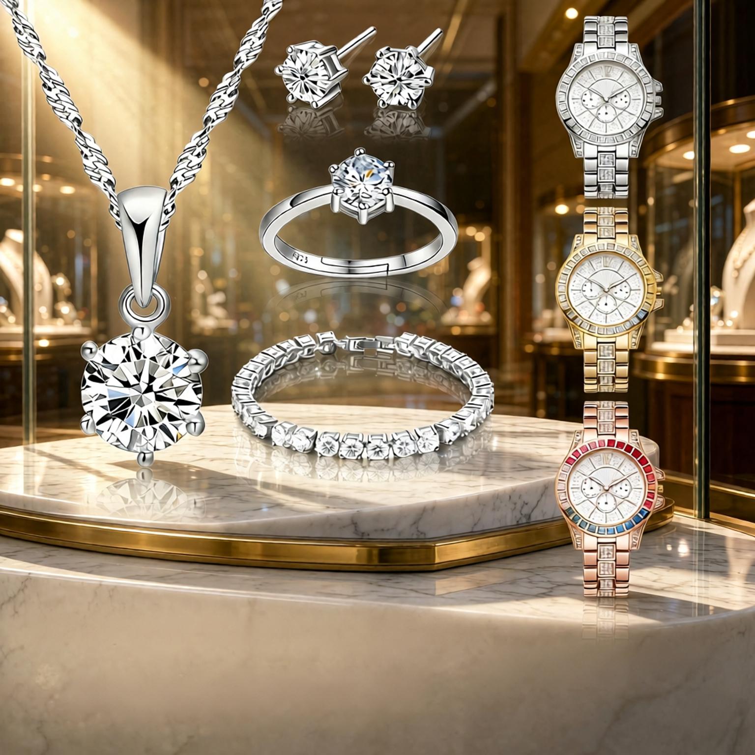 Luksusowy zestaw biżuterii z g – Best Jewelry Watches For Women recenzja i cena