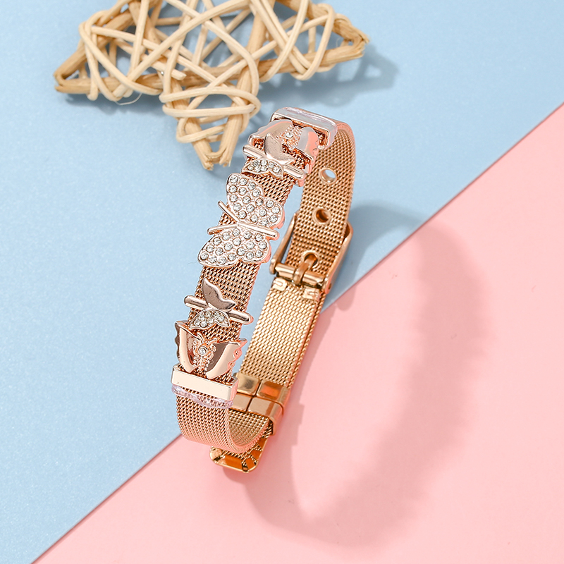 Siatkowe bransoletki ze stali  – Best Jewelry Watches For Women recenzja i cena