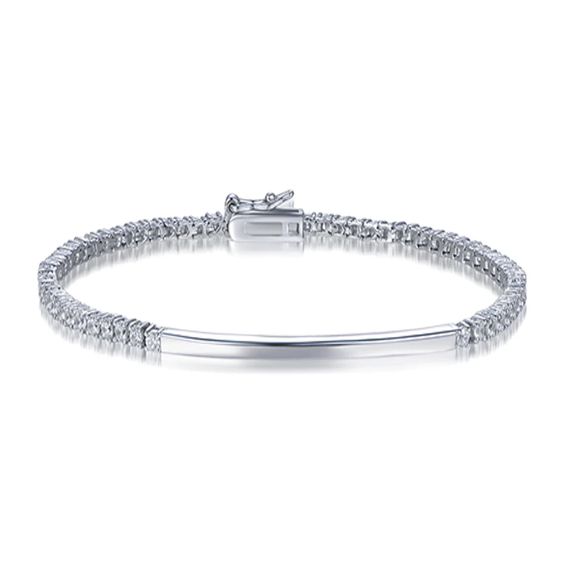 TKJ 925 srebrne ułożone branso – Tennis Bracelet Cubic recenzja i cena