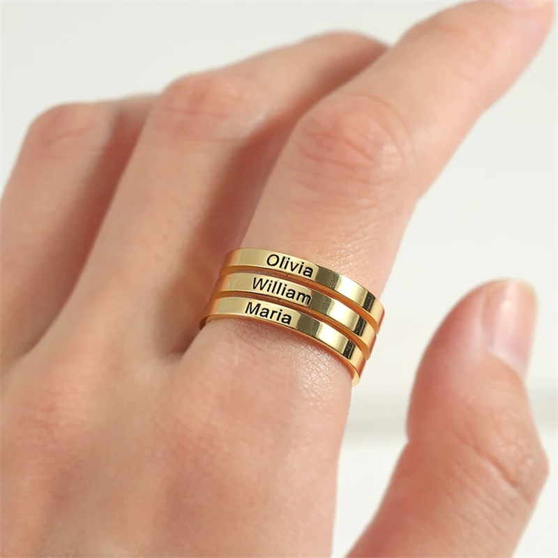 Spersonalizowane ze stali nier – Couple Ring Set recenzja i cena