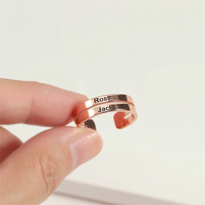 Spersonalizowane ze stali nier – Couple Ring Set recenzja i cena