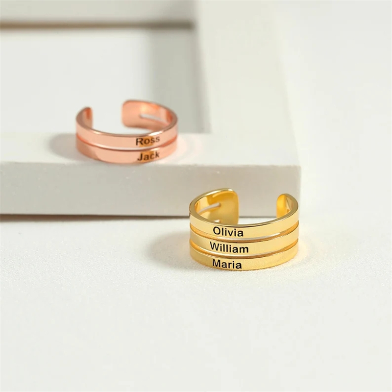 Spersonalizowane ze stali nier – Couple Ring Set recenzja i cena