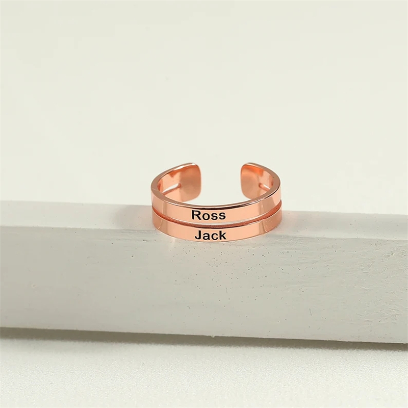 Spersonalizowane ze stali nier – Couple Ring Set recenzja i cena